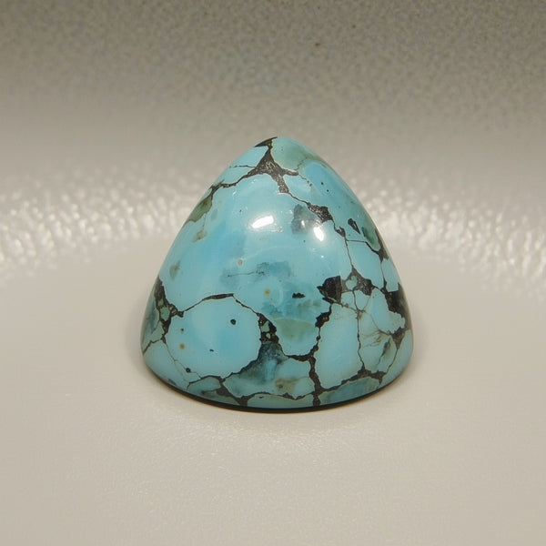 Turquoise 1PC Small 8x8 MM Triangle Cabochon Blue Brilliant semi Precious Loose Gemstones