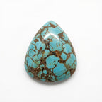 Turquoise 1PC Medium 9x9 MM Triangle Cabochon Blue Sparkling semi Precious Semi Precious Gemstone