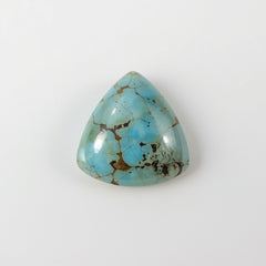 Turquoise 1PC Medium 9x9 MM Triangle Cabochon Blue Sparkling semi Precious Semi Precious Gemstone