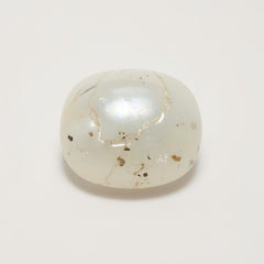 White Pearl  1PC Large 11x11 MM Cushion Cabochon White Pure Precious Loose Gems