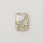 White Pearl  10PC Tiny 3x5 MM Emerald Cabochon White Lustrous Precious Gems