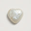 White Pearl  1PC Small 8x8 MM Heart Cabochon White Luster Precious Precious Gemstone