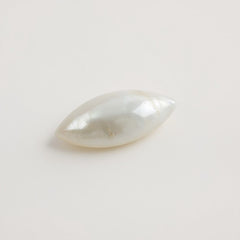 White Pearl  10PC Tiny 4x8 MM Marquise  Cabochon White Natural Precious Loose Gemstone