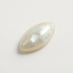 White Pearl  1PC Medium 7x14 MM Marquise  Cabochon White Pure Precious Precious Gemstone