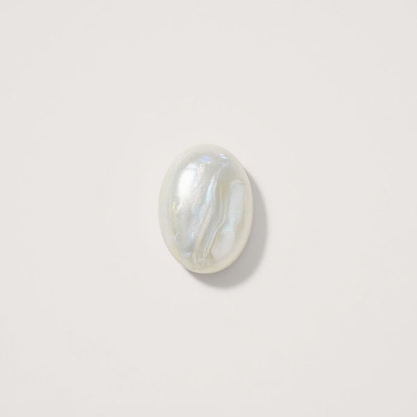 White Pearl  10PC Tiny 3x5 MM Oval Cabochon White Genuine Precious Loose Gemstones