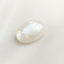 White Pearl  1PC Medium 8x10 MM Oval Cabochon White Splendid Precious Semi Precious Gemstone