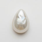 White Pearl  1PC Medium 8x10 MM Pear Cabochon White High-Quality Precious Loose Gemstones