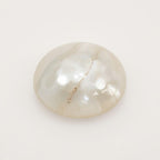 White Pearl  1PC Large 11x11 MM Round Cabochon White Shine Precious Loose Gems