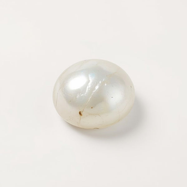 White Pearl  10PC Tiny 5x5 MM Round Cabochon White Brilliant Precious Loose Gems