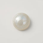 White Pearl  1PC Tiny 6x6 MM Round Cabochon White Sparkling Precious Loose Gemstone