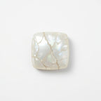 White Pearl  10PC Tiny 3x3 MM Square Cabochon White Natural Precious Semi Precious Gemstone