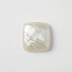 White Pearl  10PC Tiny 5x5 MM Square Cabochon White Superior Precious Gems