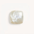 White Pearl  1PC Medium 9x9 MM Square Cabochon White Sparkling Precious Semi Precious Gemstone