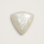 White Pearl  10PC Tiny 5x5 MM Triangle Cabochon White Shine Precious Loose Gemstones