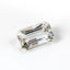 White Topaz 1PC Chunky 10x20 MM Baguette Faceted White Brilliant Semi Precious Loose Gemstones