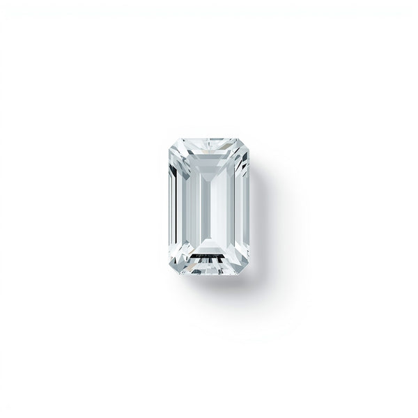 White Topaz 10PC Tiny 2.5x5 MM Baguette Faceted White Fine Semi Precious Gems