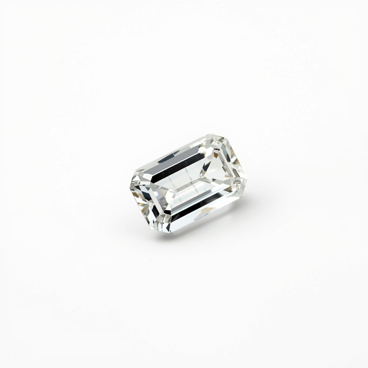 White Topaz 10PC Tiny 2x4 MM Baguette Faceted White Shine Semi Precious Loose Gemstones