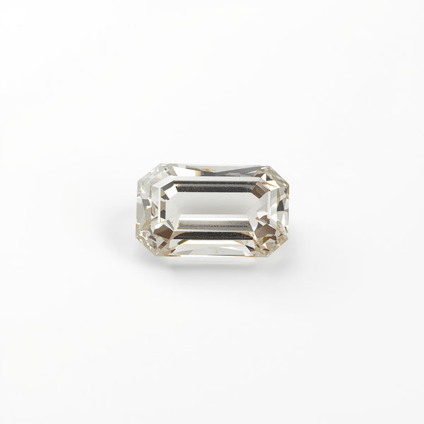 White Topaz 1PC Tiny 4x8 MM Baguette Faceted White Natural Semi Precious Loose Gemstone