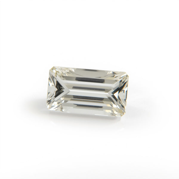 White Topaz 1PC Small 6x12 MM Baguette Faceted White Superior Semi Precious Gems