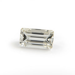 White Topaz 1PC Small 6x12 MM Baguette Faceted White Superior Semi Precious Gems