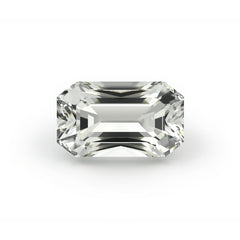 White Topaz 1PC Large 8x16 MM Baguette Faceted White Fiery Semi Precious Loose Gemstone