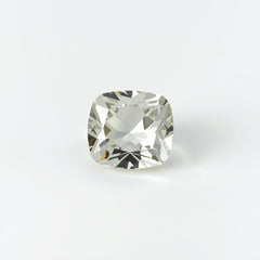 White Topaz 1PC Large 11x11 MM Cushion Faceted White Fine Semi Precious Loose Gemstone