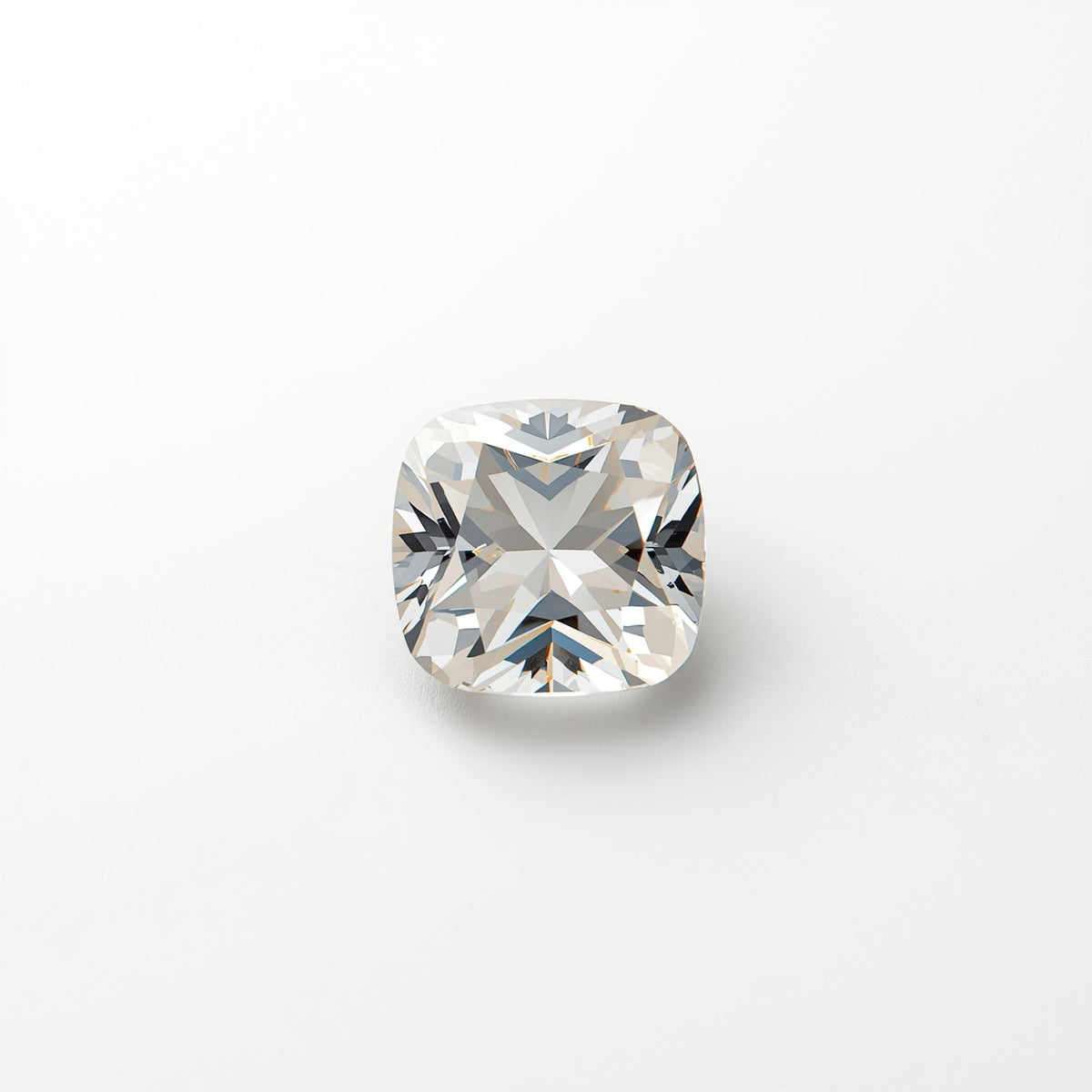 White Topaz 1PC Tiny 6x6 MM Cushion Faceted White Polished Semi Precious Loose Gems