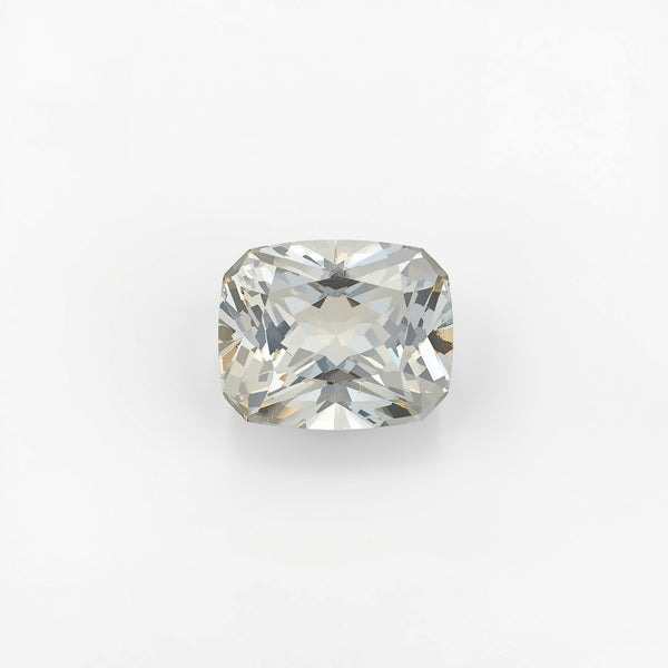 White Topaz 1PC Small 8x8 MM Cushion Faceted White Luster Semi Precious Loose Gemstones