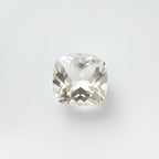 White Topaz 1PC Medium 9x9 MM Cushion Faceted White Lustrous Semi Precious Gems