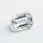 White Topaz 1PC Large 10x14 MM Emerald Faceted White Sparkling Semi Precious Gems