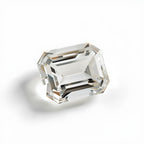 White Topaz 1PC Chunky 12x16 MM Emerald Faceted White Polished Semi Precious Loose Gems