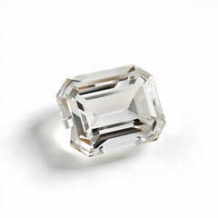 White Topaz 1PC Chunky 12x16 MM Emerald Faceted White Polished Semi Precious Loose Gems