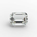 White Topaz 1PC Chunky 13x18 MM Emerald Faceted White Splendid Semi Precious Loose Gemstone