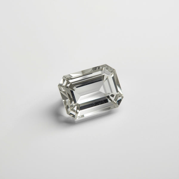 White Topaz 1PC Tiny 3x5 MM Emerald Faceted White Luster Semi Precious Loose Gems