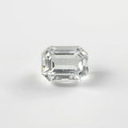 White Topaz 1PC Tiny 4x6 MM Emerald Faceted White Lustrous Semi Precious Loose Gemstone