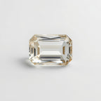 White Topaz 1PC Tiny 4x6 MM Emerald Faceted White Lustrous Semi Precious Loose Gemstone