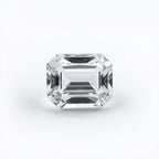 White Topaz 1PC Tiny 5x7 MM Emerald Faceted White Shine Semi Precious Loose Gemstones