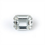 White Topaz 1PC Tiny 5x7 MM Emerald Faceted White Shine Semi Precious Loose Gemstones