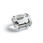 White Topaz 1PC Medium 8x10 MM Emerald Faceted White Superior Semi Precious Gems