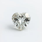 White Topaz 1PC Large 11x11 MM Heart Faceted White Fine Semi Precious Loose Gemstone