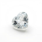 White Topaz 1PC Chunky 13x13 MM Heart Faceted White Natural Semi Precious Gems