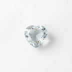 White Topaz 10PC Tiny 3x3 MM Heart Faceted White Fiery Semi Precious Loose Gemstone