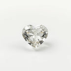 White Topaz 10PC Tiny 3x3 MM Heart Faceted White Fiery Semi Precious Loose Gemstone