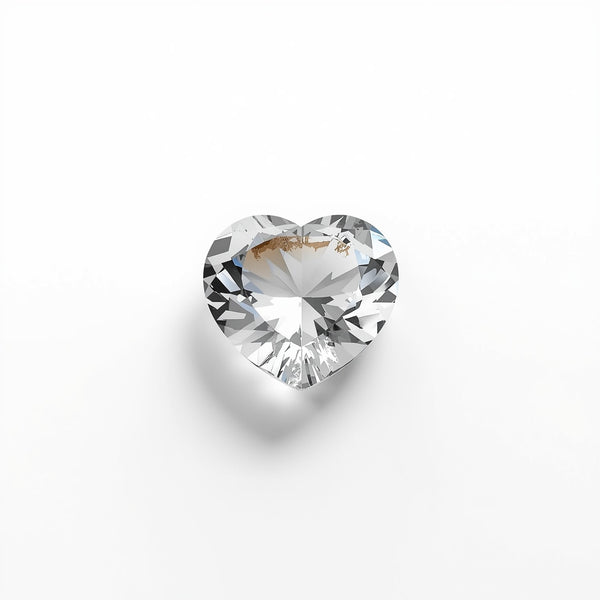 White Topaz 10PC Tiny 4x4 MM Heart Faceted White Brilliant Semi Precious Loose Gemstones