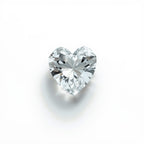 White Topaz 1PC Tiny 5x5 MM Heart Faceted White Sparkling Semi Precious Gems