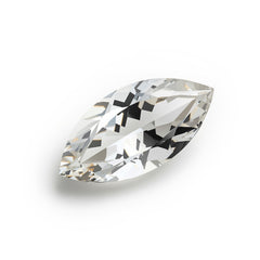 White Topaz 1PC Chunky 10x20 MM Marquise Faceted White High-Quality Semi Precious Loose Gems