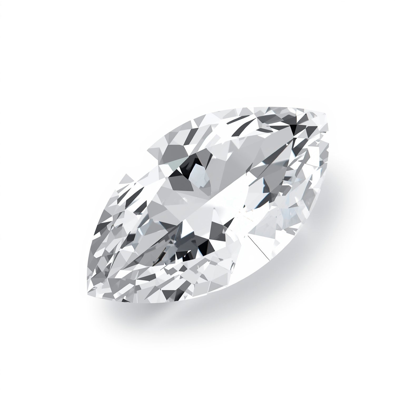 White Topaz 1PC Chunky 10x20 MM Marquise Faceted White High-Quality Semi Precious Loose Gems