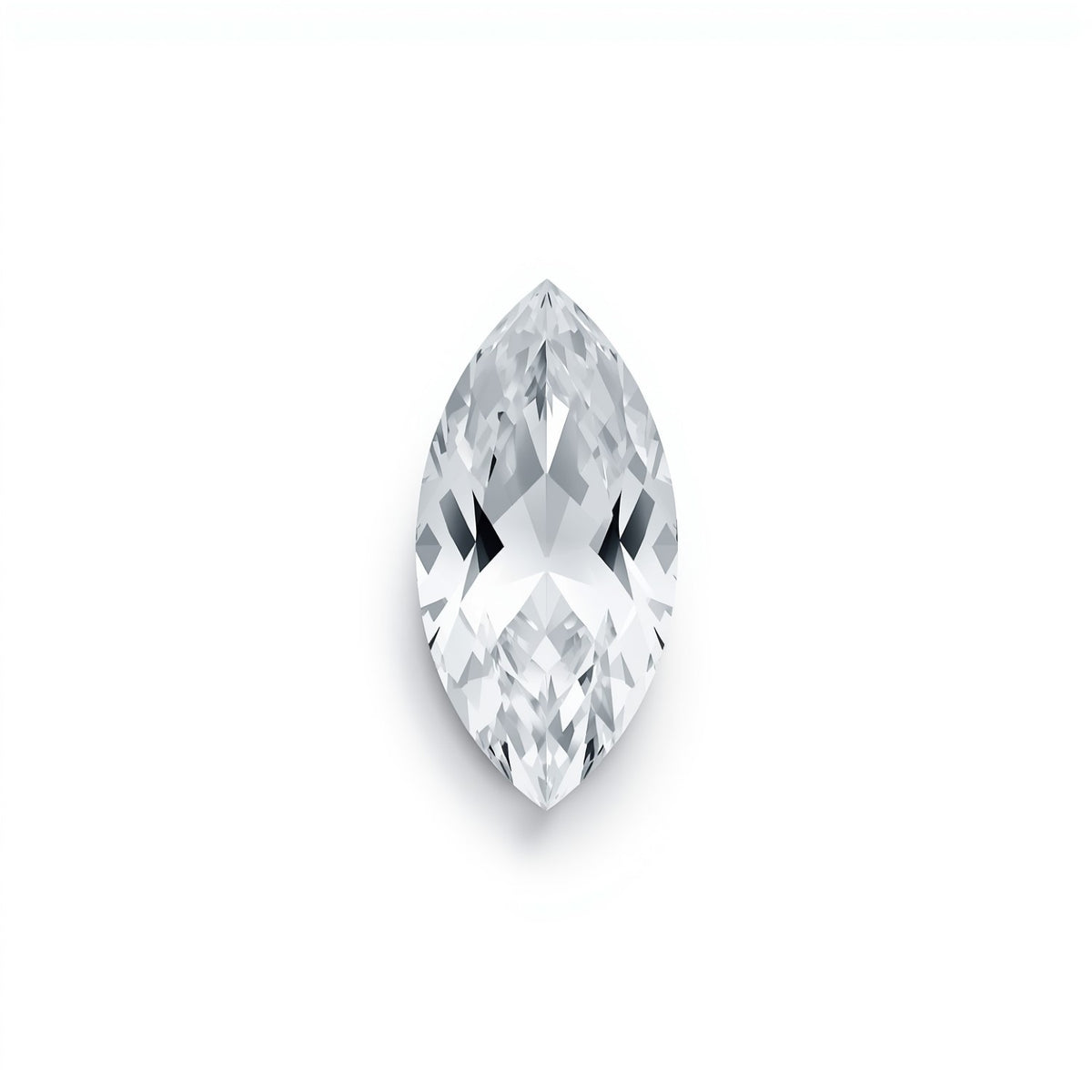 White Topaz 10PC Tiny 2x4 MM Marquise Faceted White Brilliant Semi Precious Loose Gems