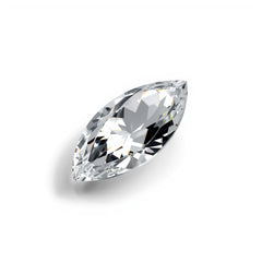 White Topaz 1PC Tiny 3x6 MM Marquise Faceted White Polished Semi Precious Loose Gemstones