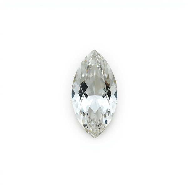 White Topaz 1PC Small 5x10 MM Marquise Faceted White Luster Semi Precious Loose Gems